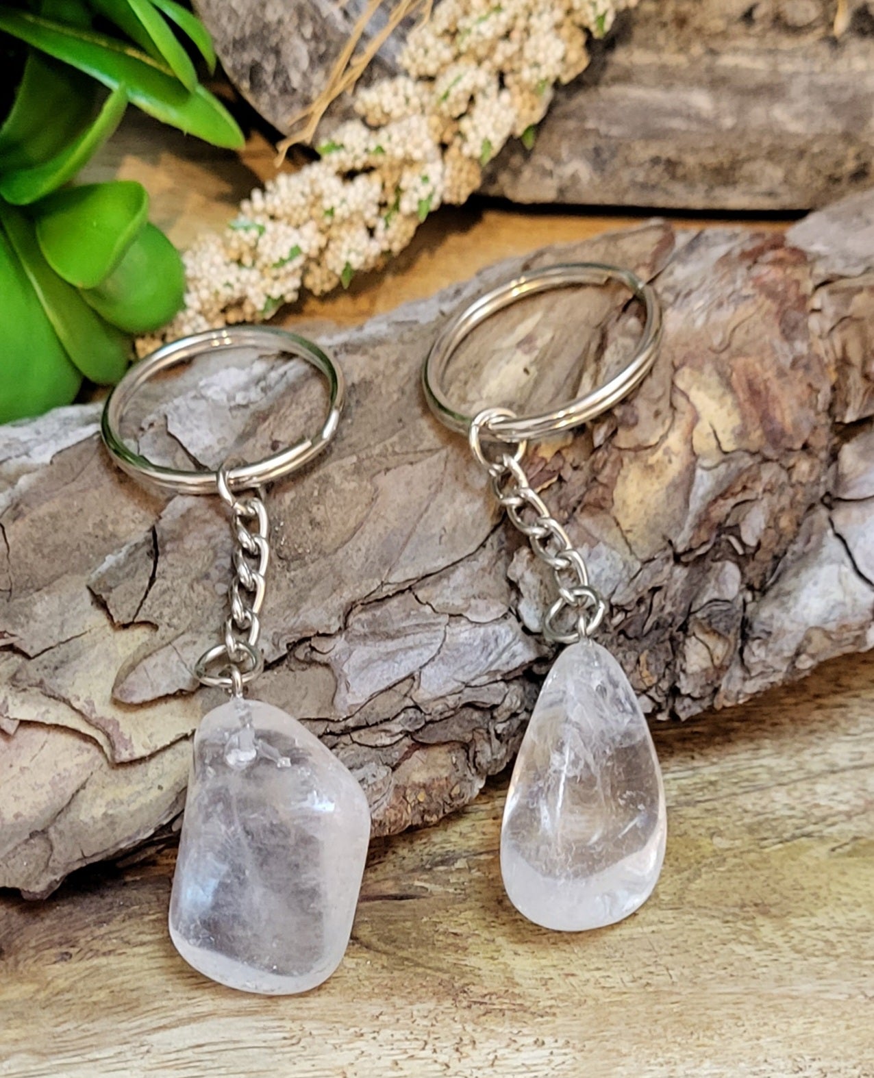 Sleutelhanger bergkristal