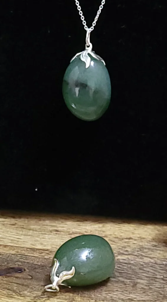 Edelsteenhanger groene aventurijn, zonder ketting edelstenen voor in de slaapkamer