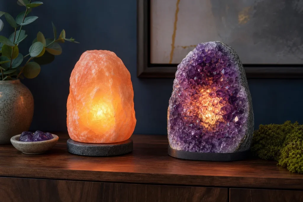 amethist lamp of zoutlamp