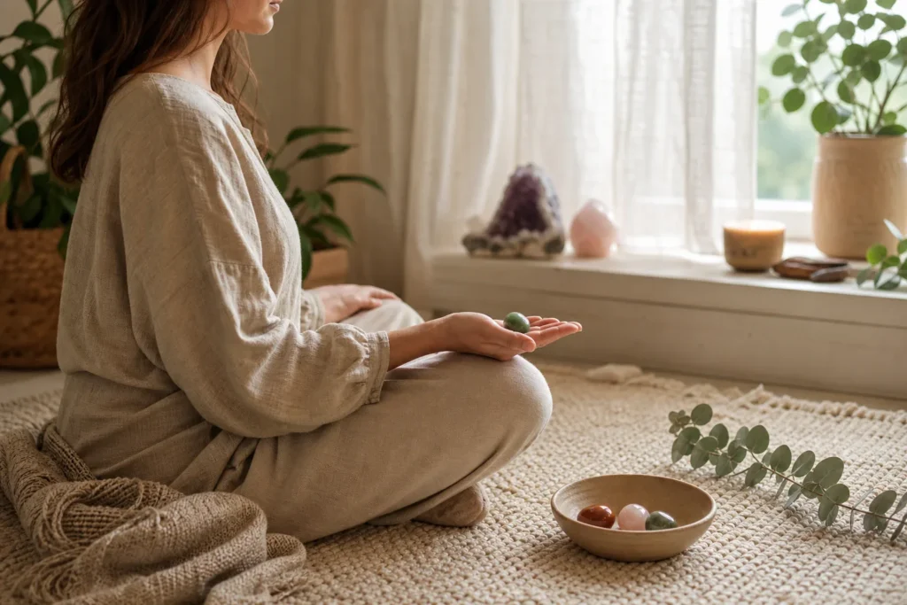 chakra stenen bij meditatie gebruiken