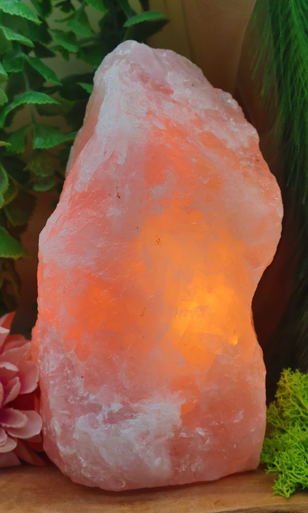 Ruwe rozenkwarts lamp