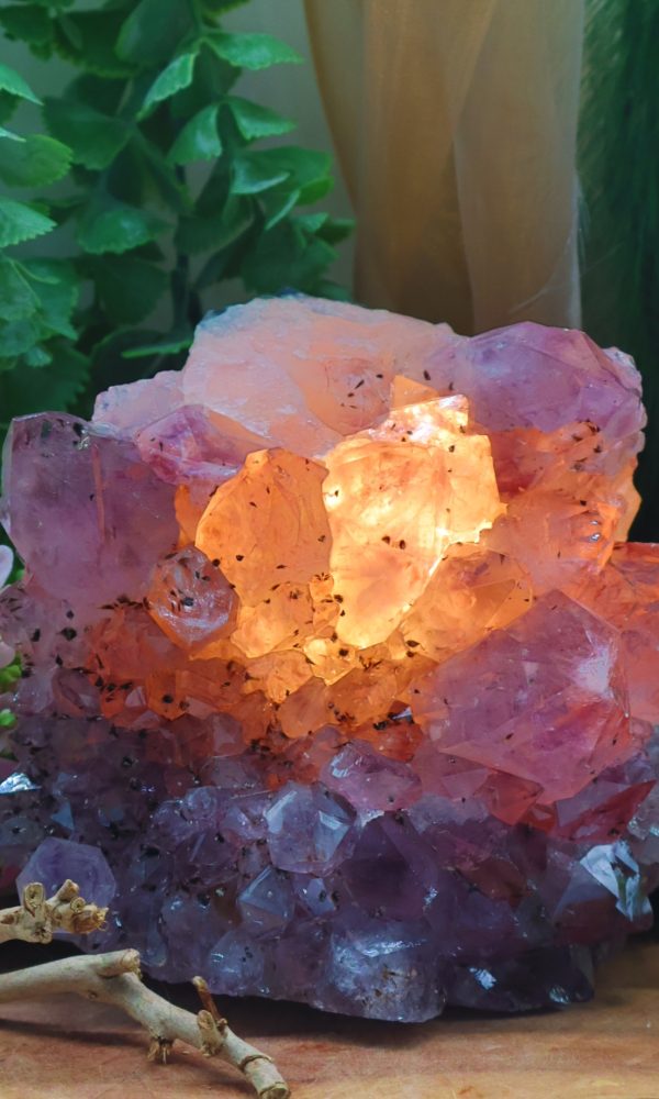 Amethist lamp