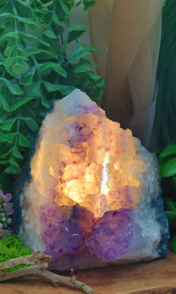 Amethist lamp